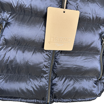 Herno Glossy Down Jacket (Navy) (New)