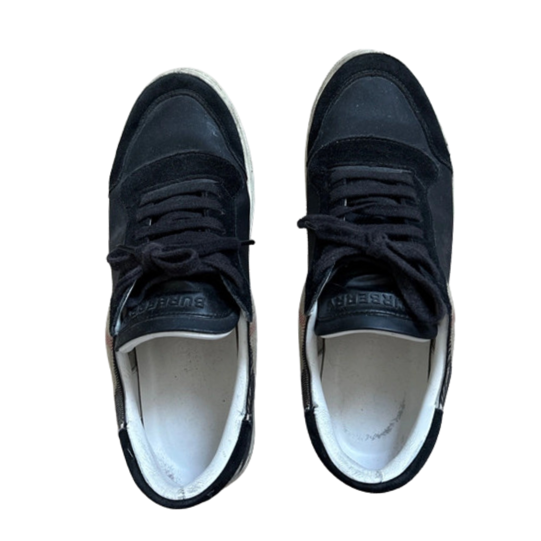 Burberry Checkered Low Sneakers (Black)