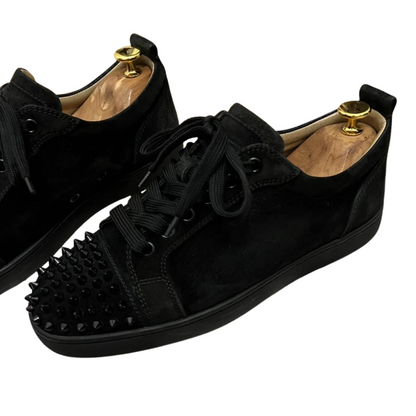 Christian Louboutin Louis Junior Spike Sneakers (Black)