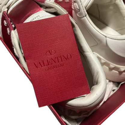 Valentino Garavani Open Sneakers (White Pink) (Womens)