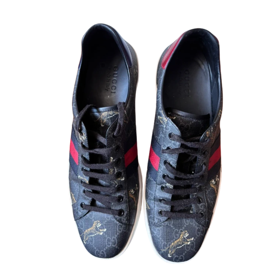 Gucci Ace Sneakers (Black)