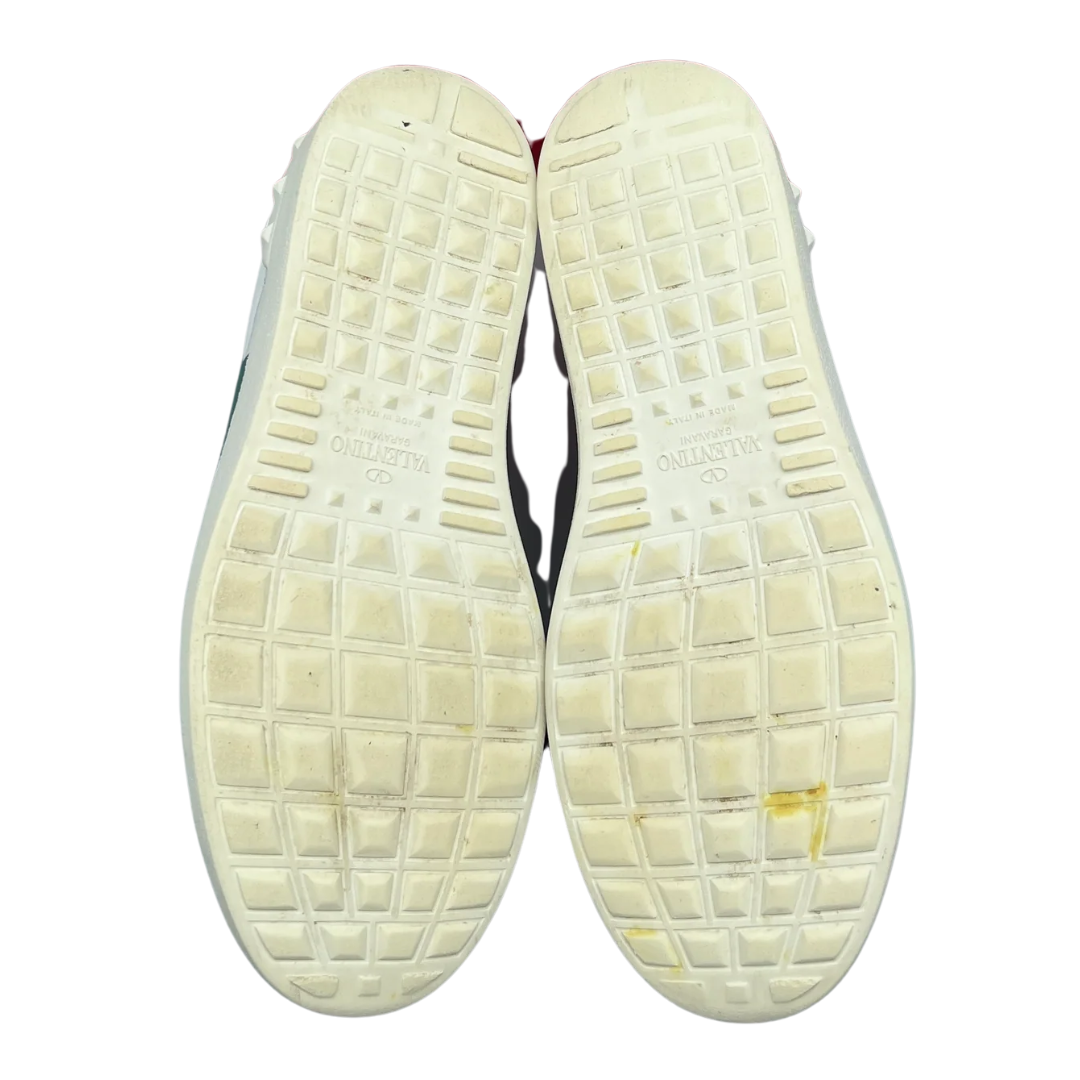 Valentino Garavani Open Sneakers (White Teal)