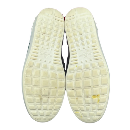 Valentino Garavani Open Sneakers (White Teal)