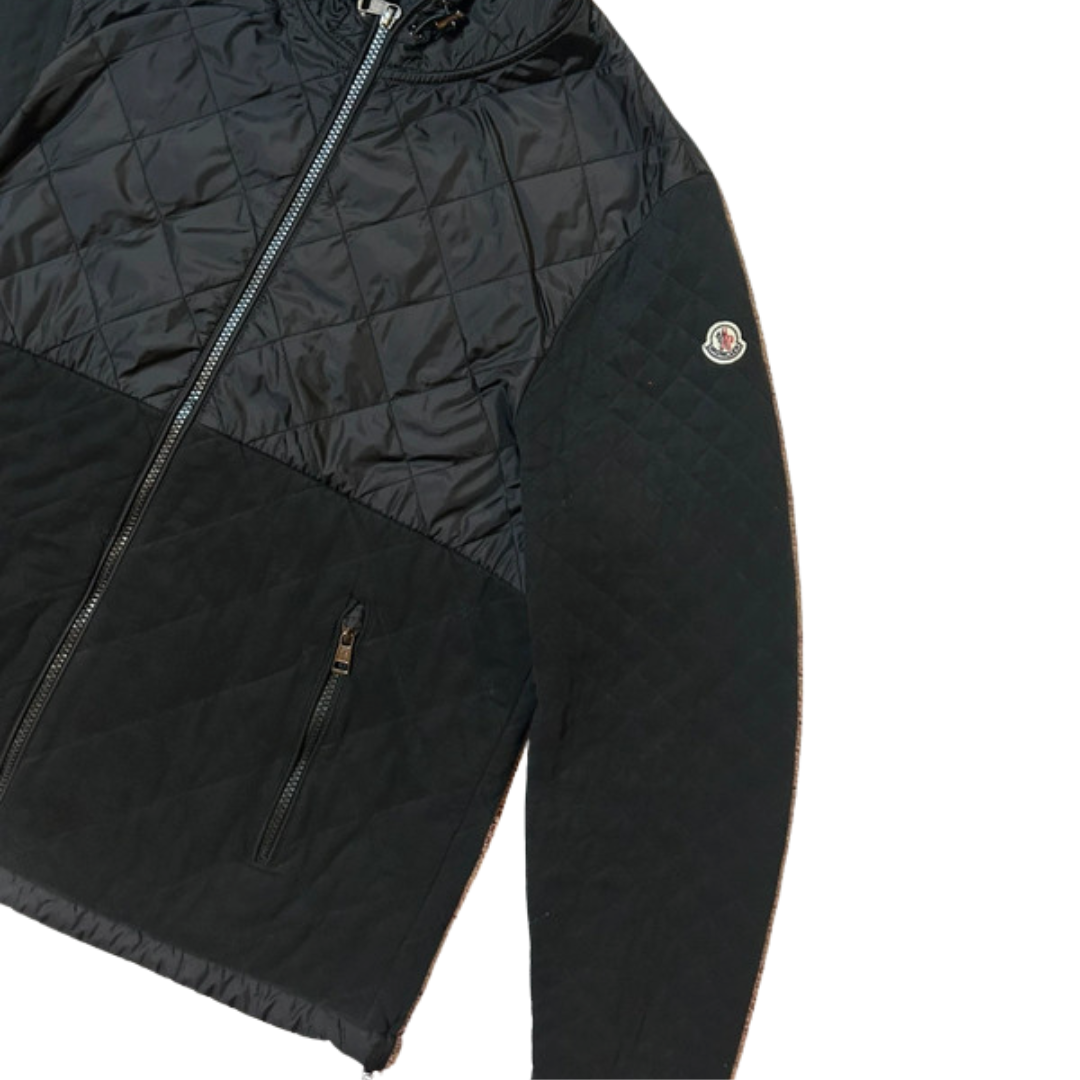 Moncler Maglia Cardigan Jacket (Black)