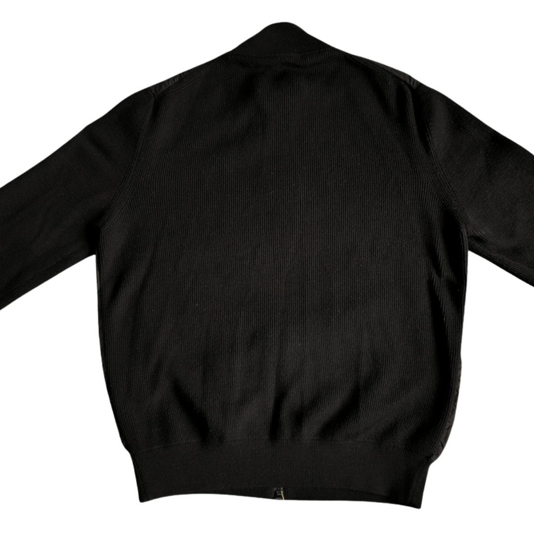 Moncler Maglia Tricot Cardigan Jacket (Black)