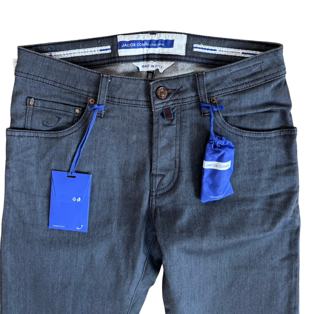 Jacob Cohën Nick Slim Fit Jeans (Dark Grey) (New)