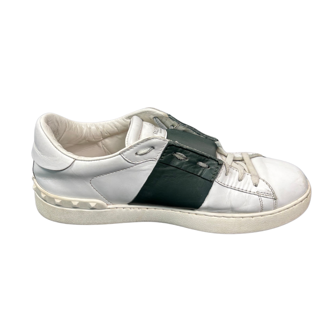 Valentino Garavani Open Sneakers (White Green)