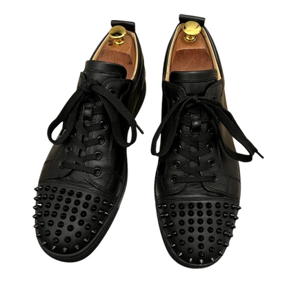 Christian Louboutin Louis Junior Spike Sneakers (Black)