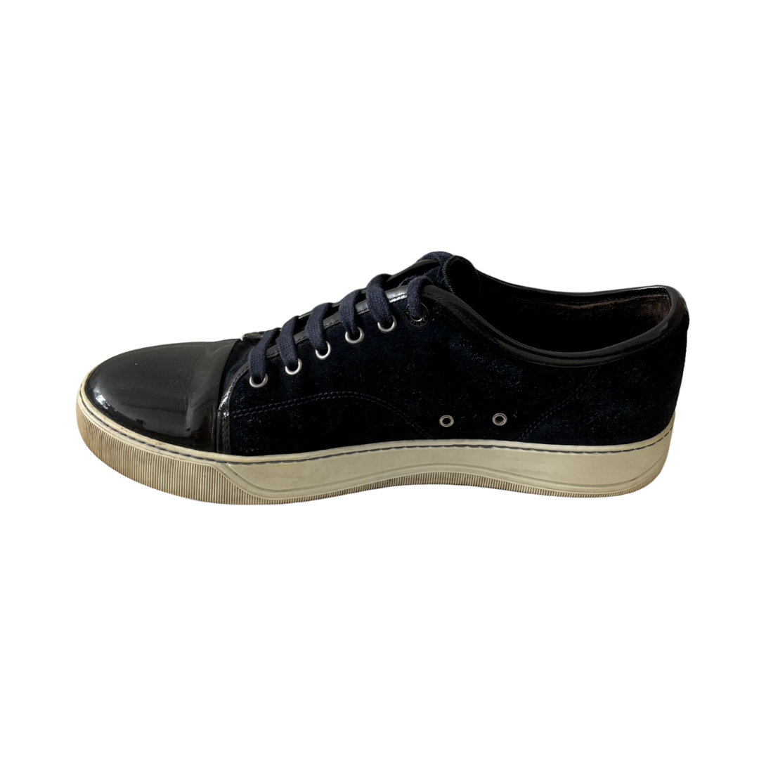 Lanvin Cap Toe Sneakers (Navy)