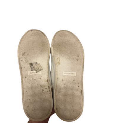 Burberry Checkered Low Sneakers (White)