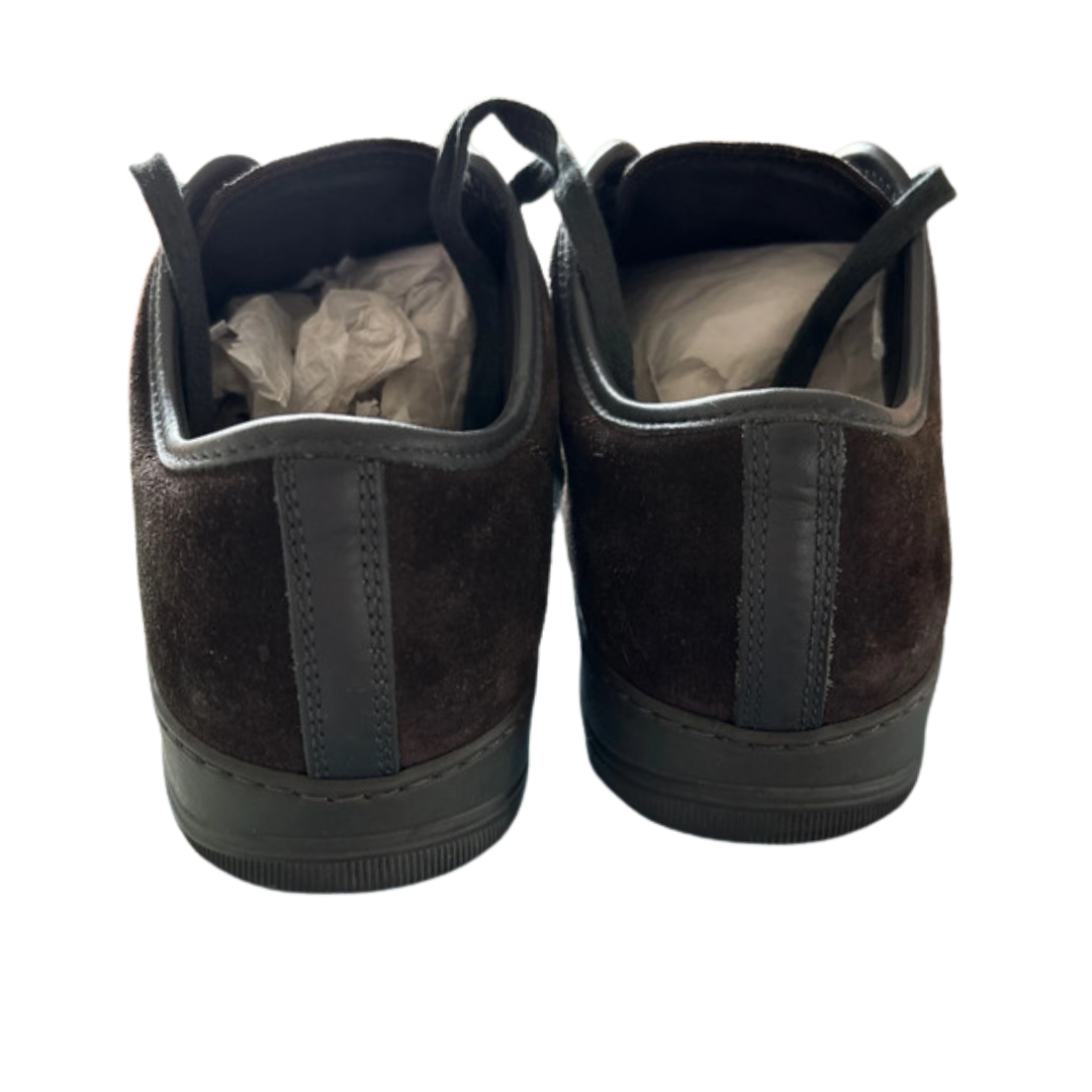 Lanvin Cap Toe Sneakers (Dark Brown)