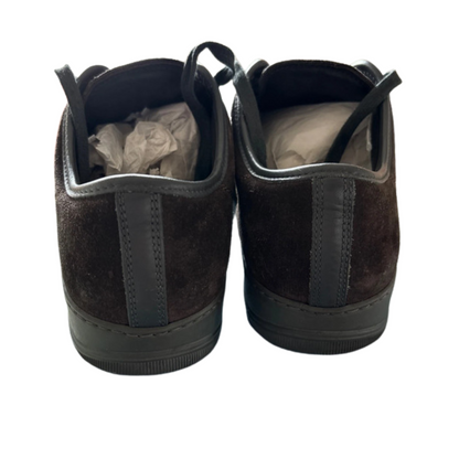 Lanvin Cap Toe Sneakers (Dark Brown)