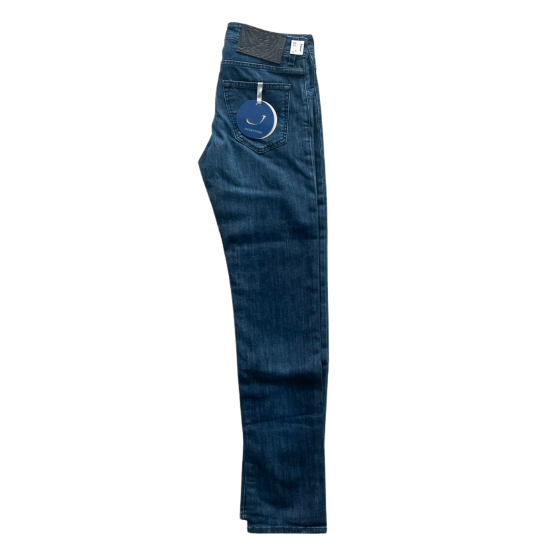 Jacob Cohën 622 Slim Fit Jeans (Navy) (New)