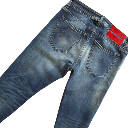 Jacob Cohën Nick Slim Fit Jeans (Navy Blue)