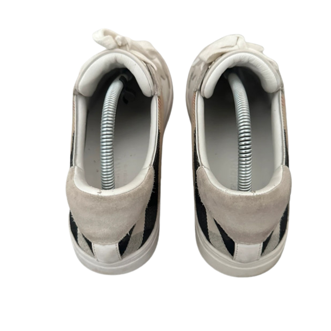 Burberry Checkered Low Sneakers (White)