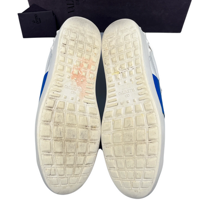 Valentino Garavani Open Sneakers (White Blue)