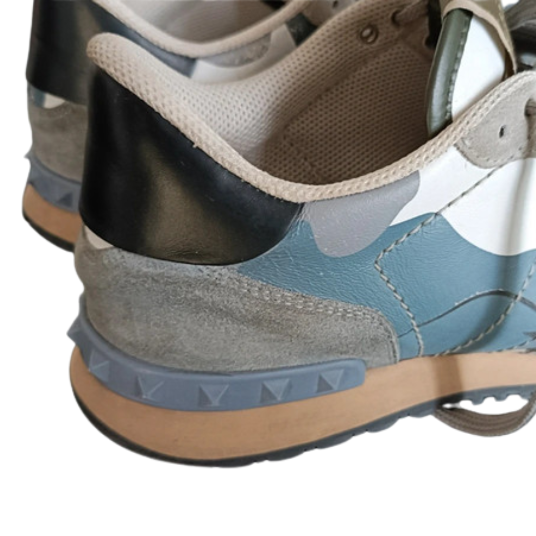 Valentino Garavani Rockrunner Sneakers (Grey) 