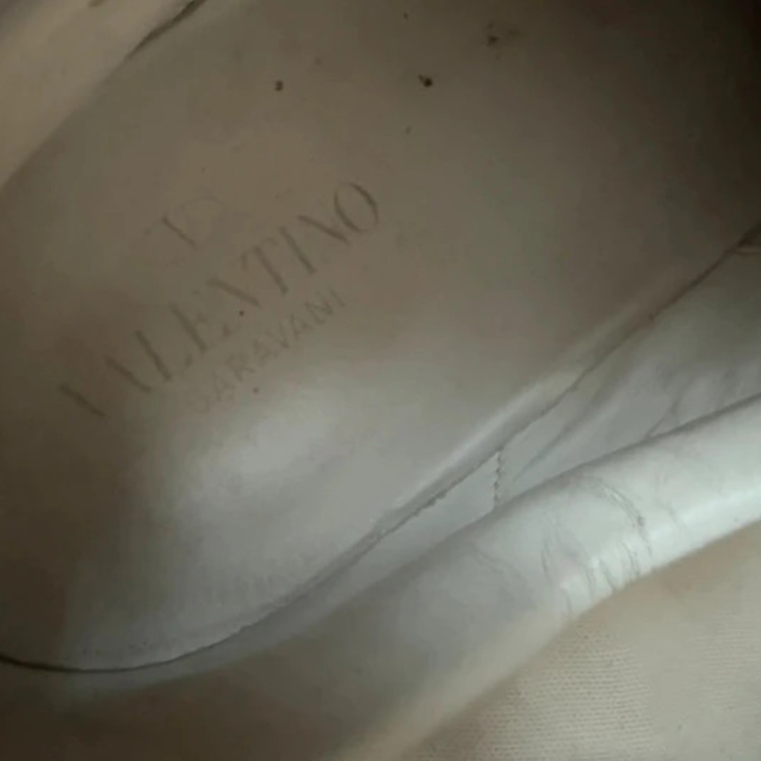 Valentino Garavani Open Sneakers (White Gold) (Women's)