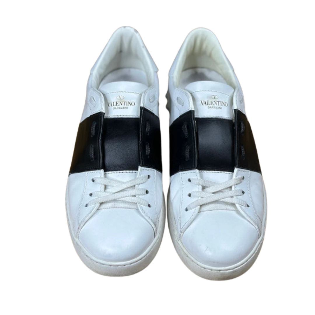 Valentino Garavani Open Sneakers (White Black)