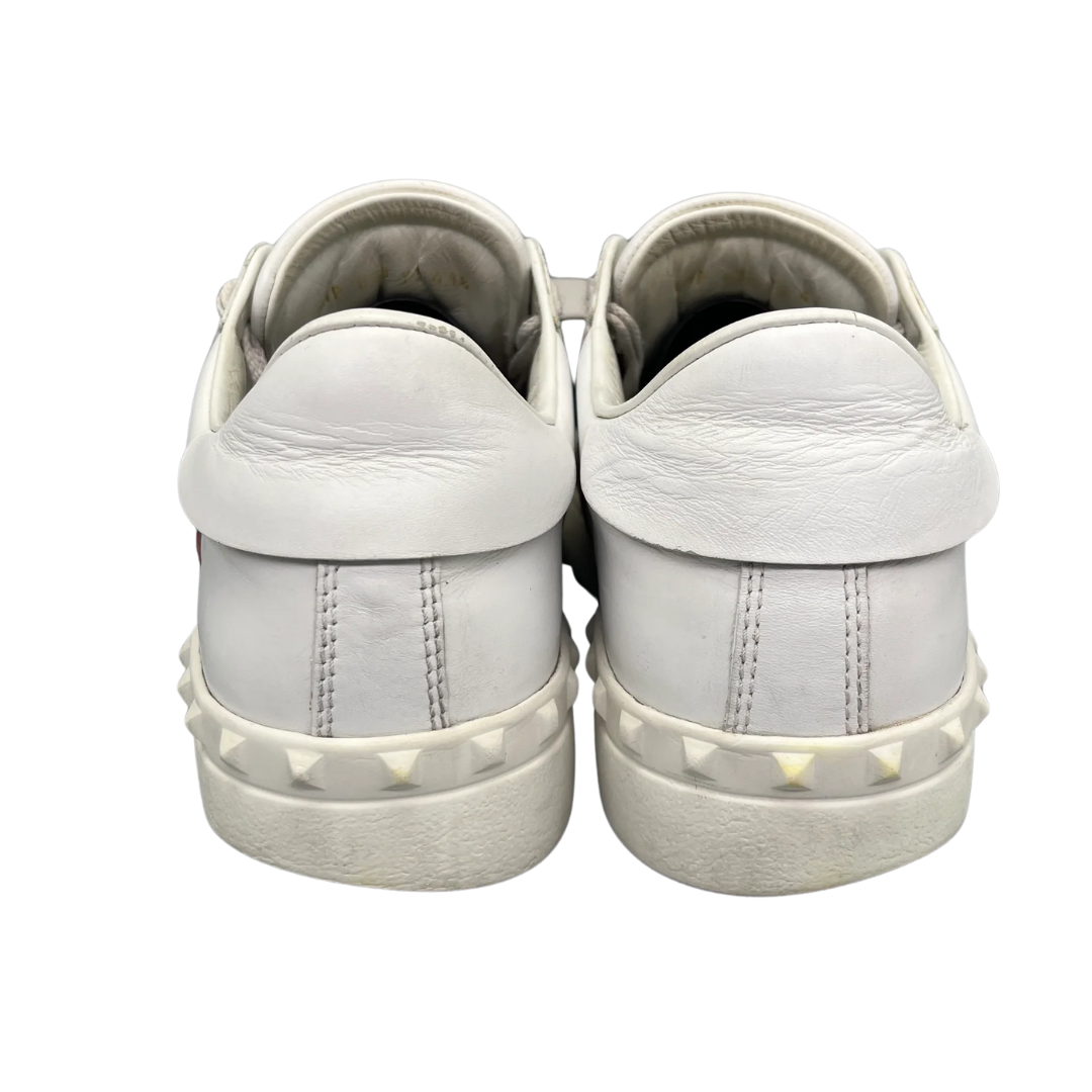 Valentino Garavani Open Sneakers (White Red)