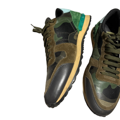 Valentino Garavani Rockrunner Sneakers (Khaki)