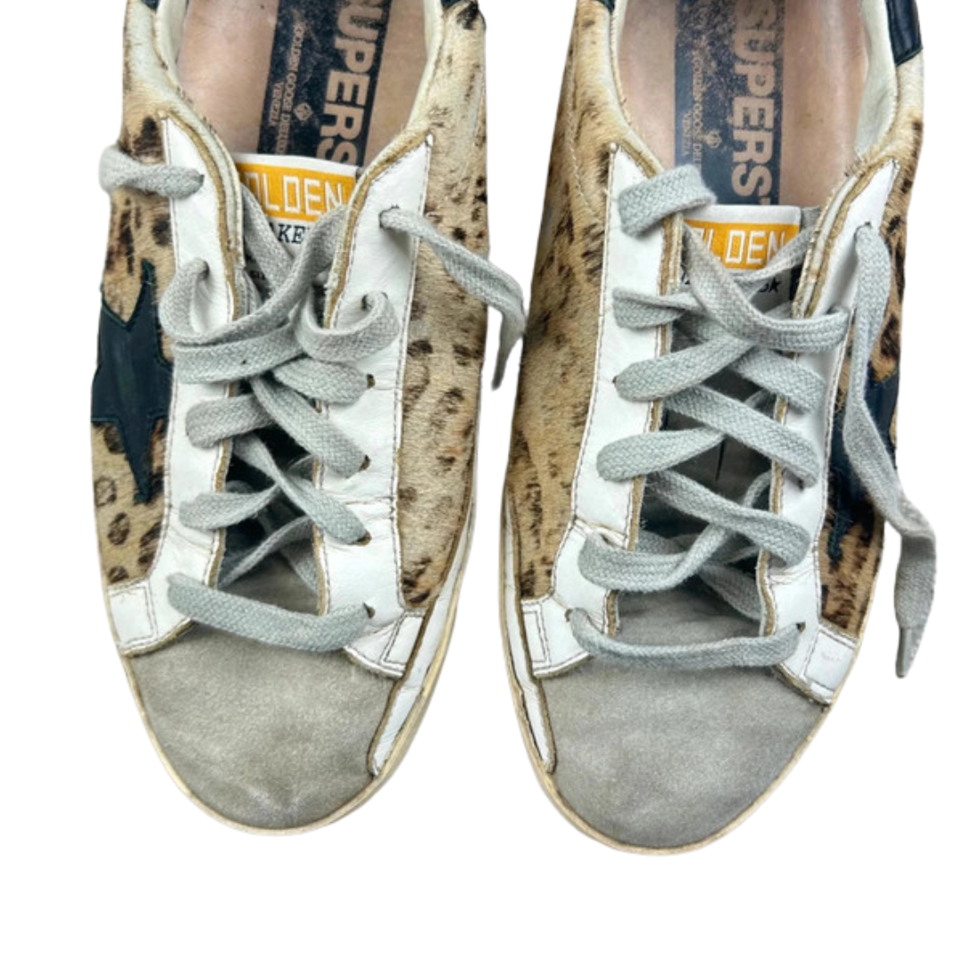 Golden Goose Superstar Sneakers (Leopard Print) (Women's)