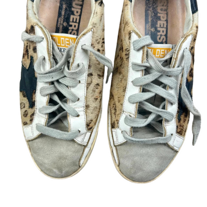 Golden Goose Superstar Sneakers (Leopard Print) (Women's)