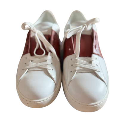 Valentino Garavani Open Sneakers (White Red)