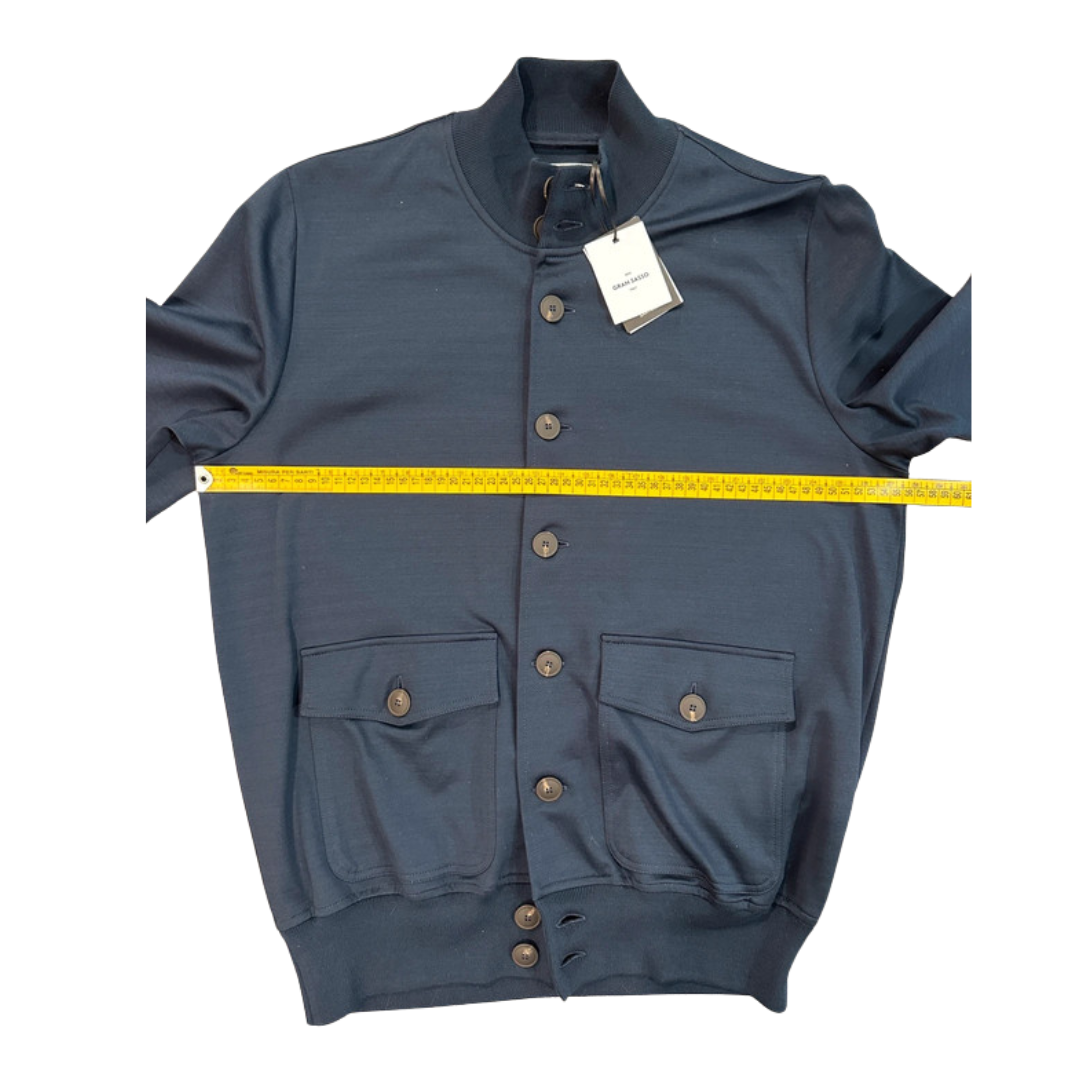 Gran Sasso Cardigan Jacket (Navy) (New)