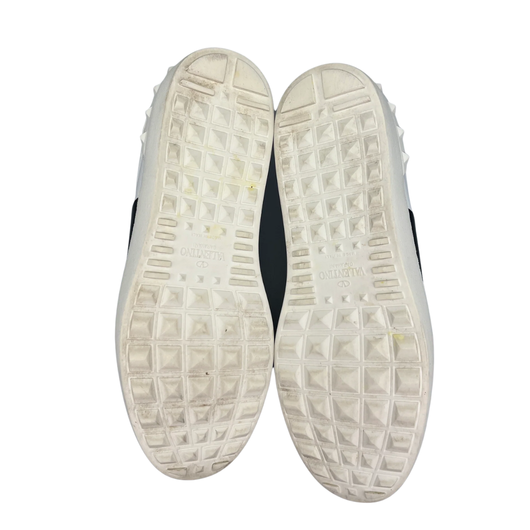Valentino Garavani Open Sneakers (Patent Black)