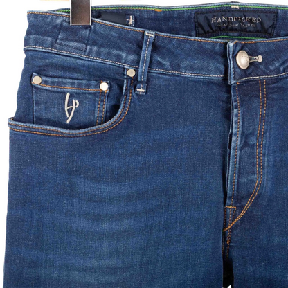 Handpicked Ravello Slim Fit Jeans (Navy) (New)