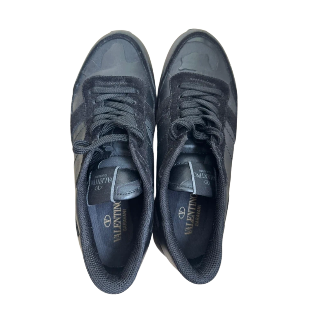 Valentino Garavani Rockrunner Sneakers (Black)