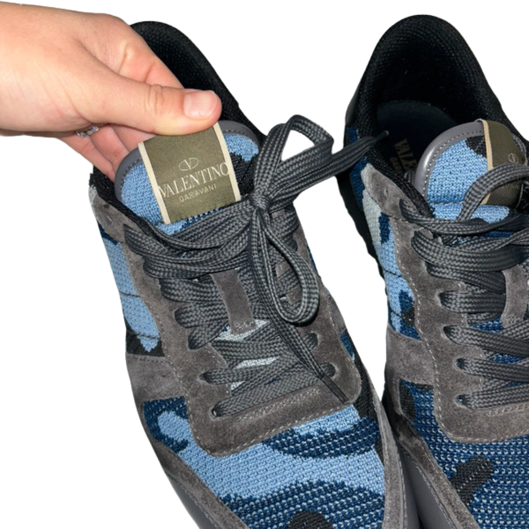 Valentino Garavani Rockrunner Sneakers (Navy Camo)