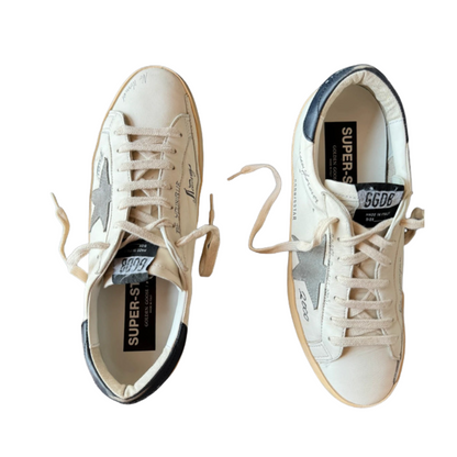Golden Goose Superstar Limited Edition Sneakers (White Black)
