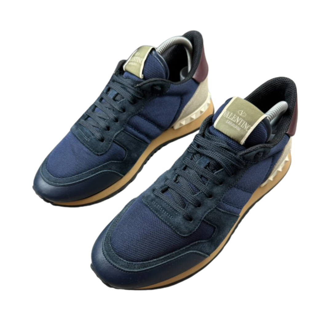 Valentino Garavani Rockrunner Sneakers (Navy)