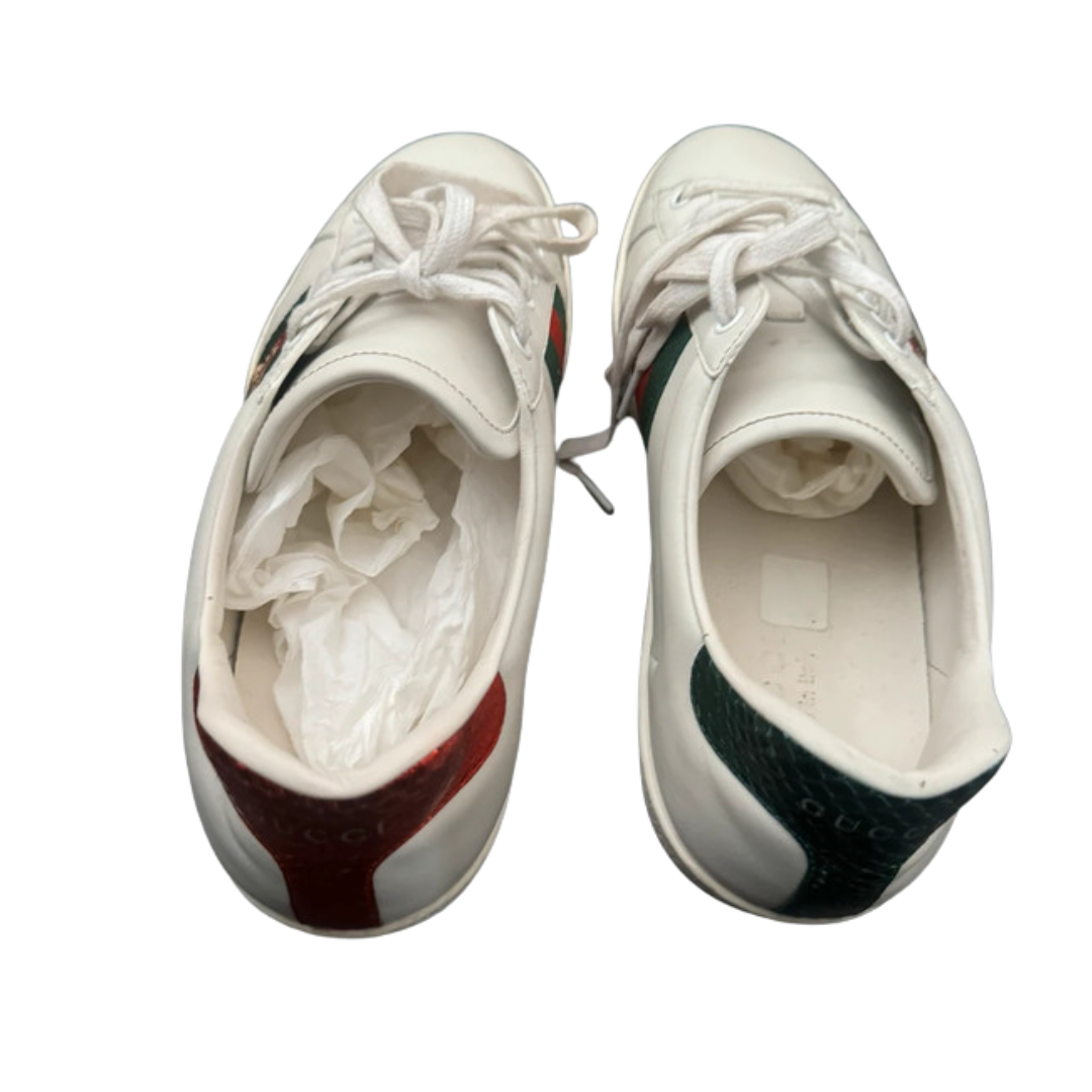 Gucci Ace Sneakers (White)
