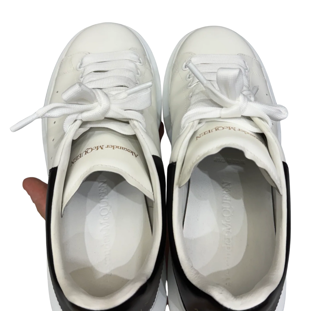 Alexander Mcqueen Sneakers (White Black) (Women's)