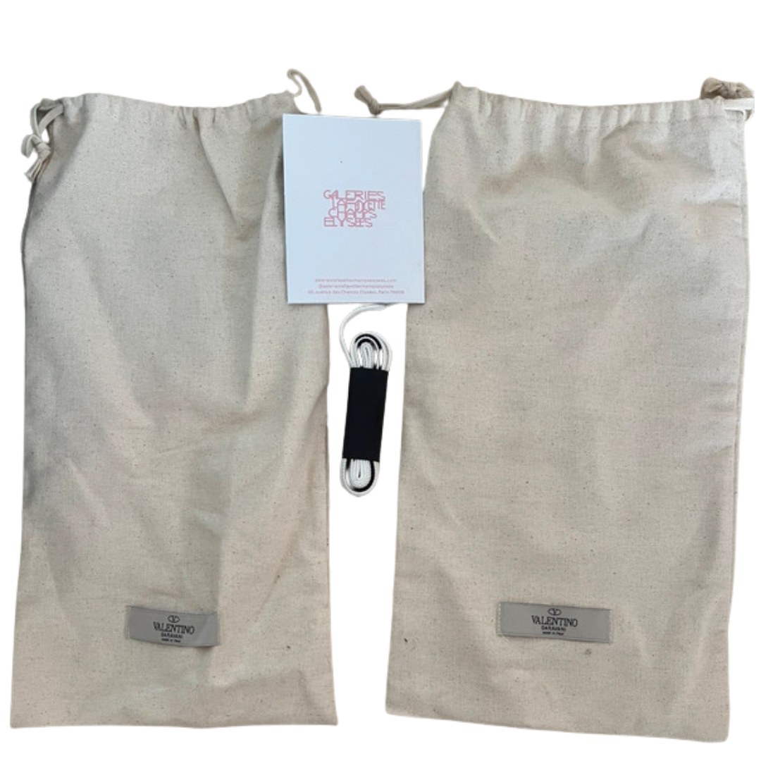 Valentino Open Sneakers (Burgundy)