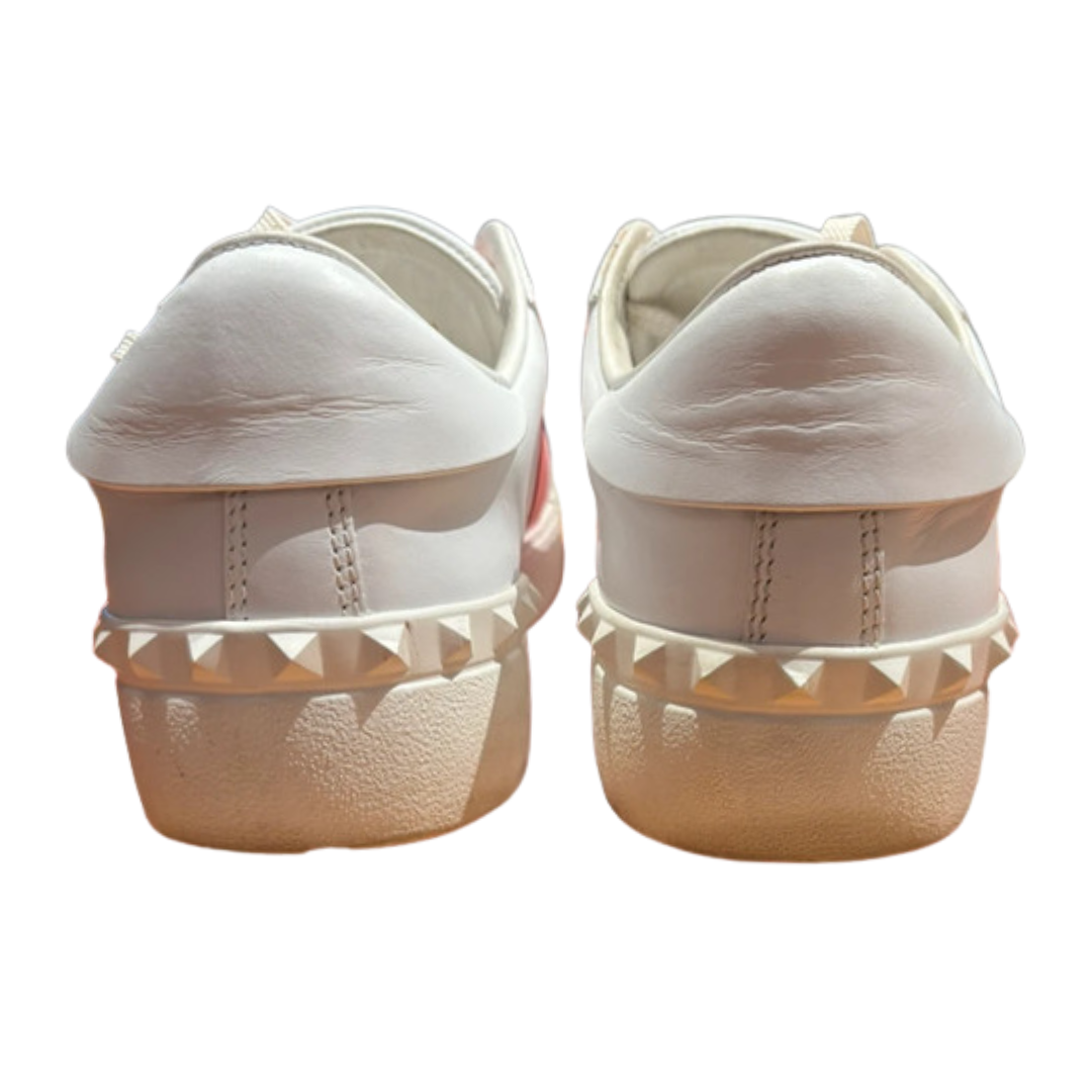 Valentino Garavani Open Sneakers (White Pink) (Womens)