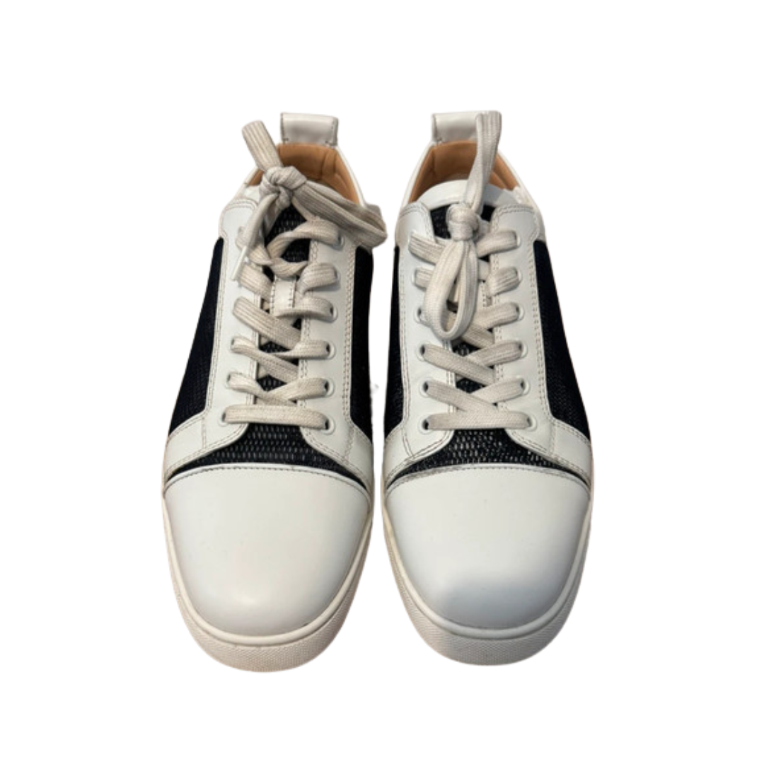 Christian Louboutin Louis Junior Sneakers (White Navy)