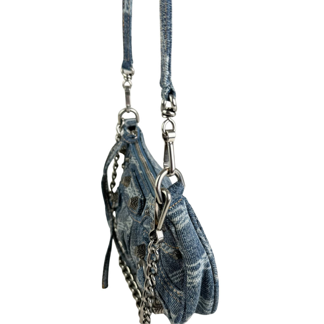 Balenciaga Balenciaga Le Cagole Mini Handbag (Blue Denim)