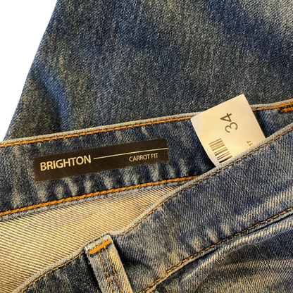 Dondup Brighton Carrot Fit Jeans (Navy Blue)