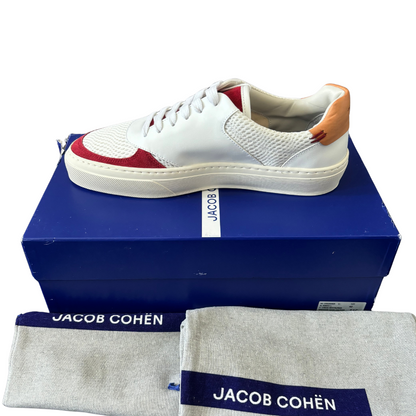 Jacob Cohën Dreamer Sneakers (White Red) (New)