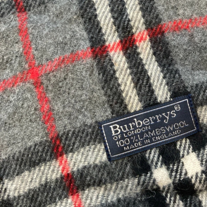 Burberry Scarf (Dark Grey) (Vintage)