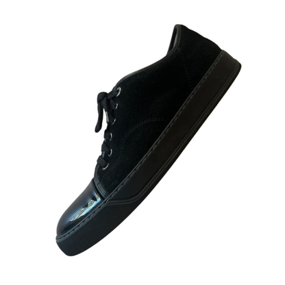 Lanvin Cap Toe Sneakers (Black)
