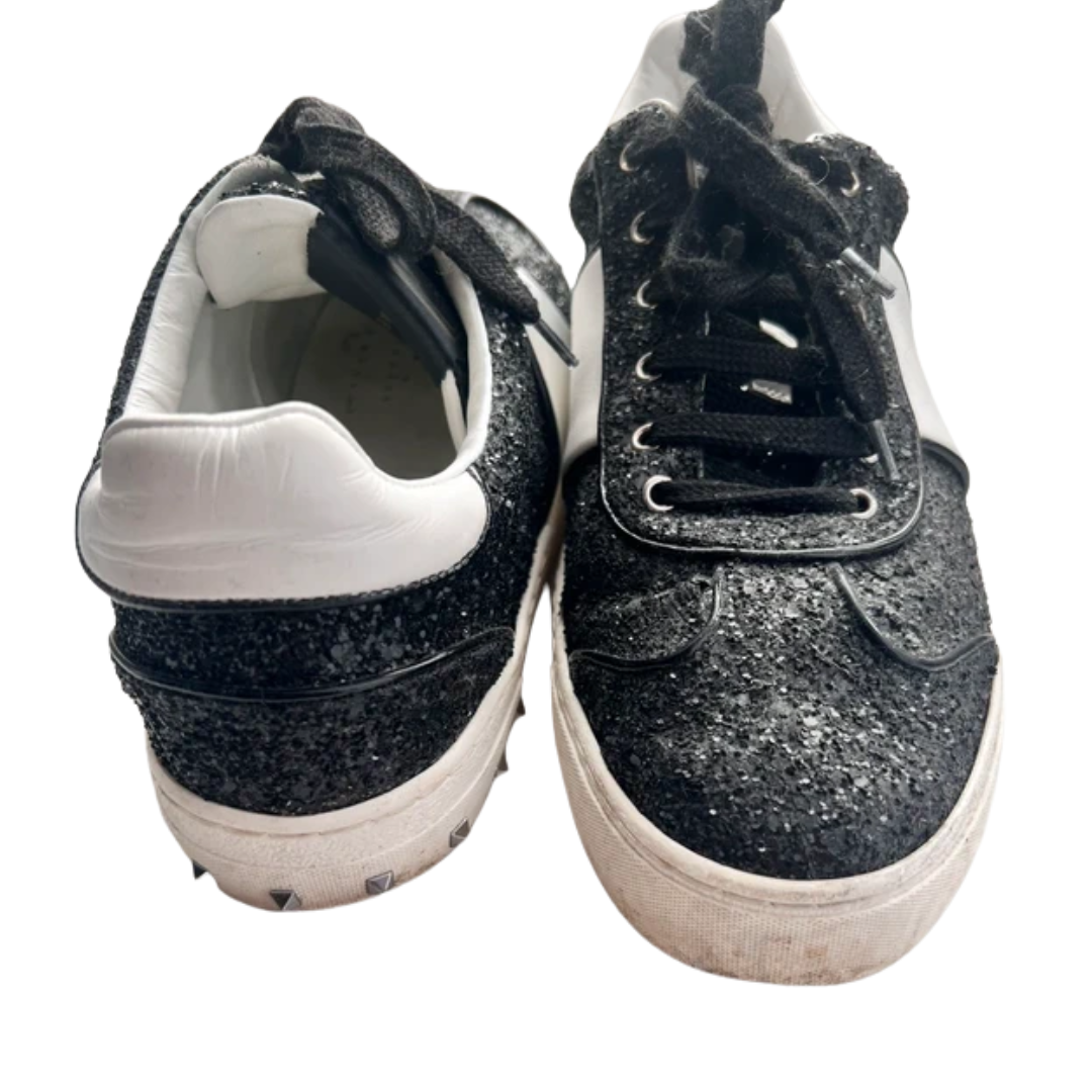 Valentino Garavani Open Sneakers (White Gold) (Women's)