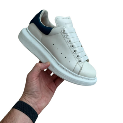 Alexander Mcqueen Sneakers (White Navy) (Womens)