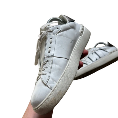 Valentino Garavani Open Sneakers (White Gold) (Women's)