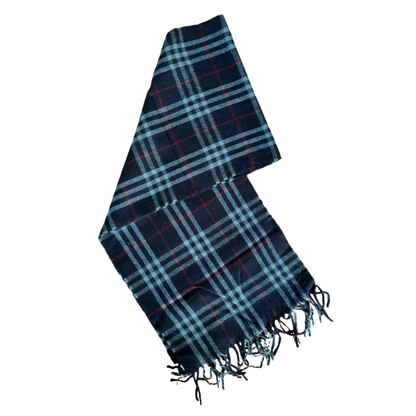 Burberry Scarf (Navy) (Vintage)