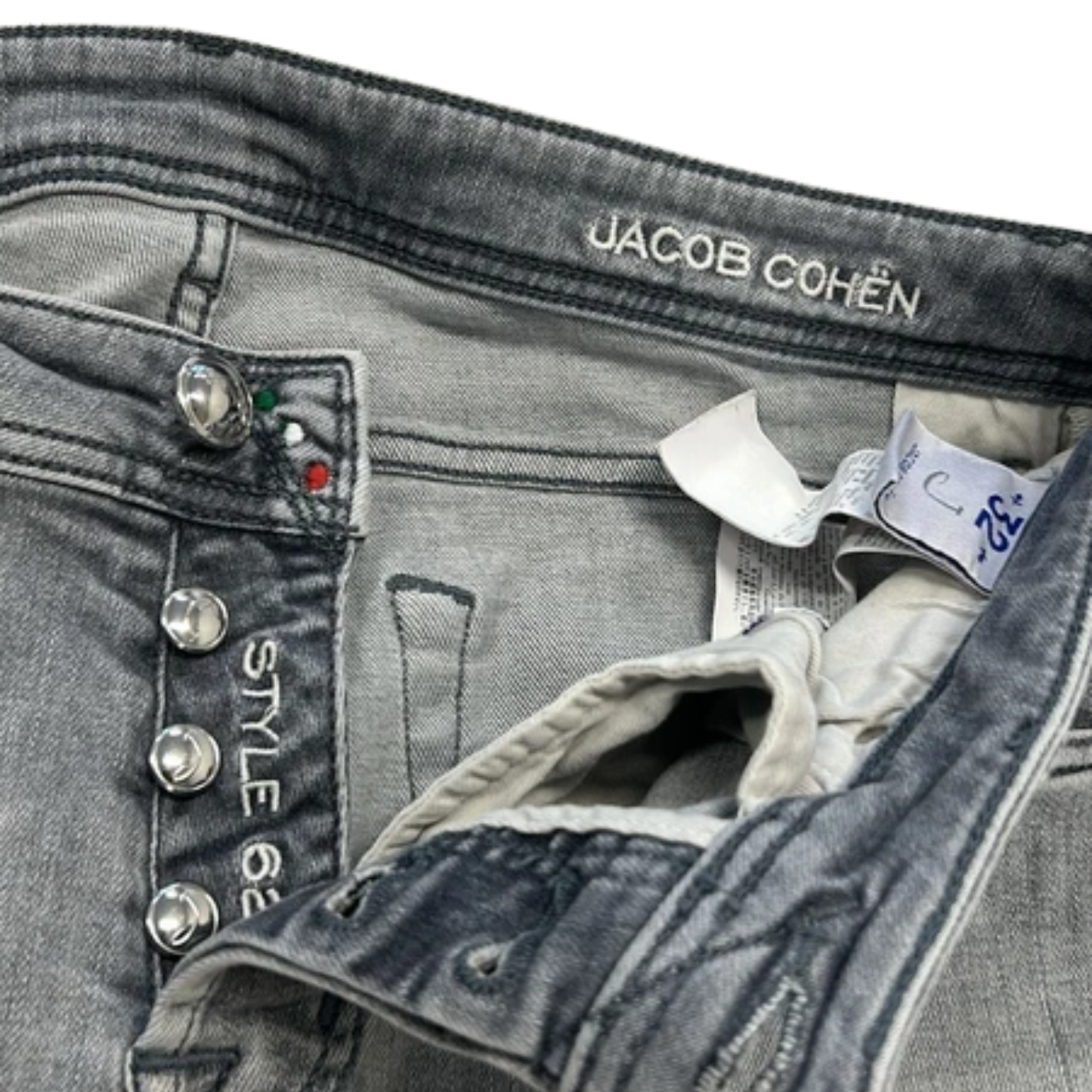 Jacob Cohën 622 Slim Fit Jeans (Grey)
